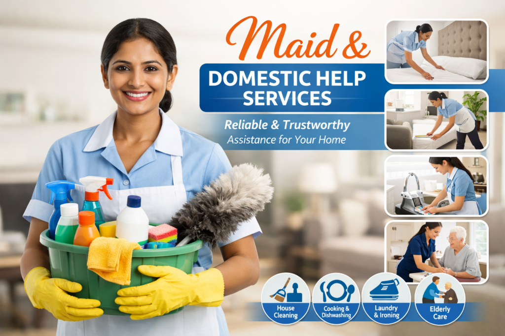 Domestic help services in Delhi NCR